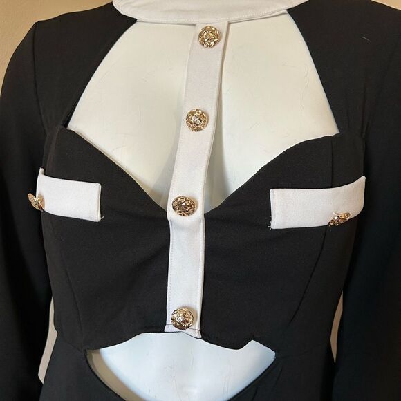 NWT Classic Chic Black/White Dress - Size 2X - Picture 10 of 14